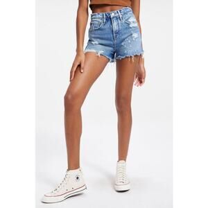 BNWOT Good American Blue Jean Shorts